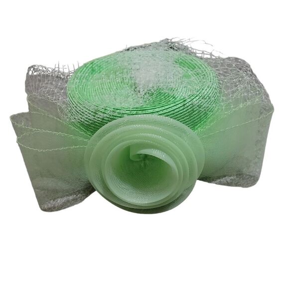 Arlin lime Green Hat with Floral Design - Picture 3 of 6